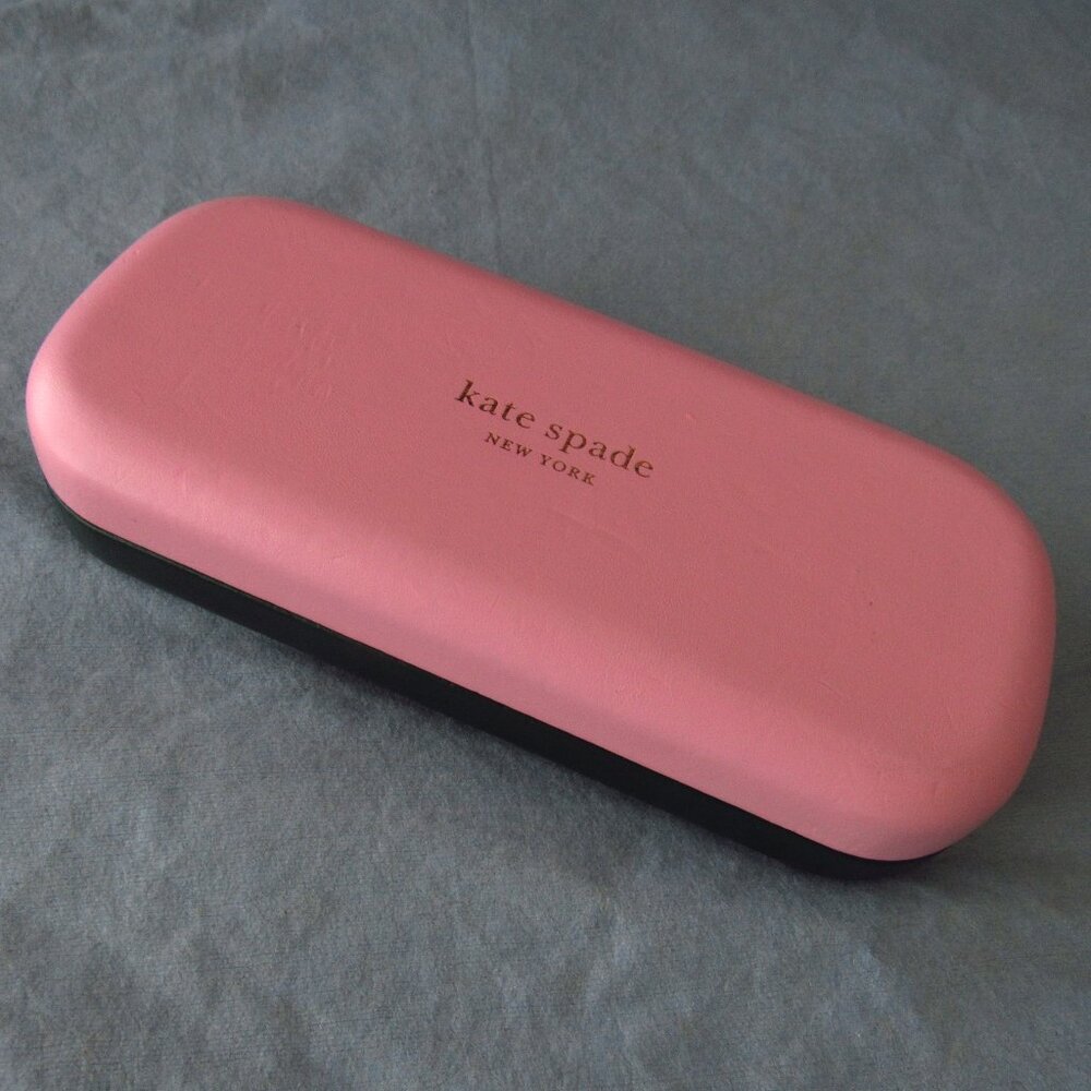Kate Spade Sunglasses Case – Pink/Black (Hard-shell/Hinged)